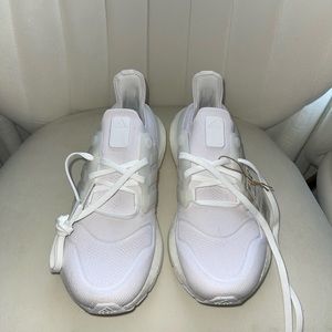 All white adidas ultraboost 22